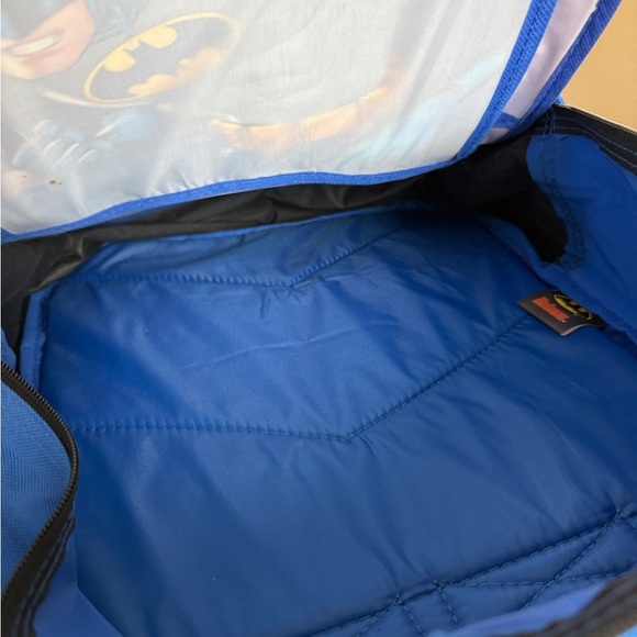 Batman Senior Backpack Full Size Kid Cartoon DC Character Blue Black Hologram - Picture 9 of 12
